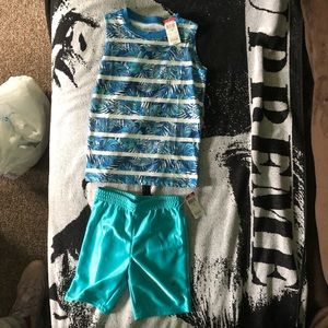 Tank top and mesh short. Boys size 4T.